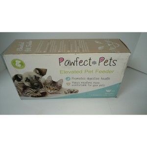 Premium 4" Elevated Dog and Cat Pet Feeder (Small- 4" Tall)